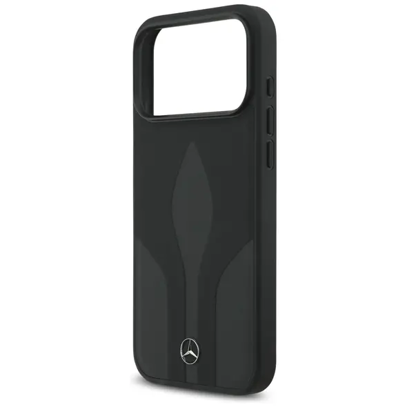 Case Mercedes Leather The Move MagSafe for iPhone 17 Pro Max black