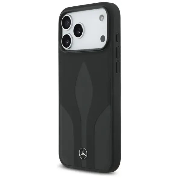 Case Mercedes Leather The Move MagSafe for iPhone 17 Pro Max black