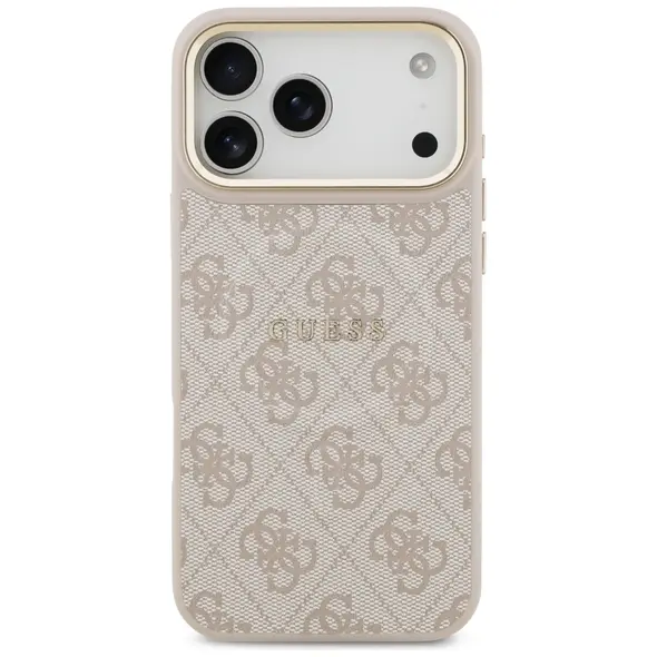 Case Guess 4G PU Classic Logo MagSafe for iPhone 17 Pro Max pink