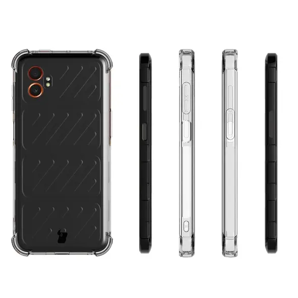 Elastyczne etui Bizon Case Salpa do Samsung Galaxy XCover 7 Pro przezroczyste