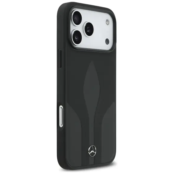 Case Mercedes Leather The Move MagSafe for iPhone 17 Pro Max black