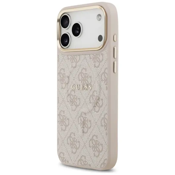 Case Guess 4G PU Classic Logo MagSafe for iPhone 17 Pro Max pink