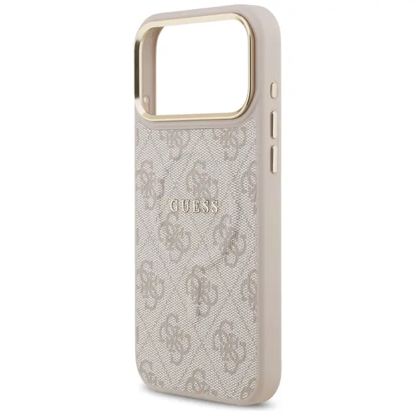 Case Guess 4G PU Classic Logo MagSafe for iPhone 17 Pro Max pink