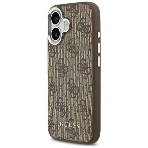 Etui Guess 4G Classic Logo MagSafe do iPhone 17 brązowy