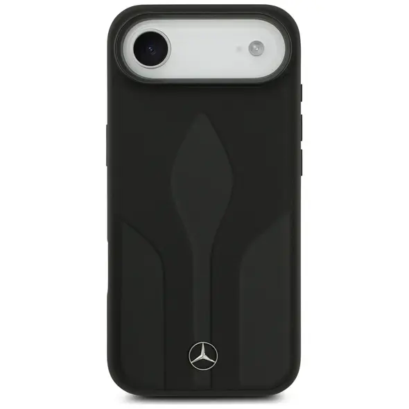 Case Mercedes Leather The Move MagSafe for iPhone 17 Air black