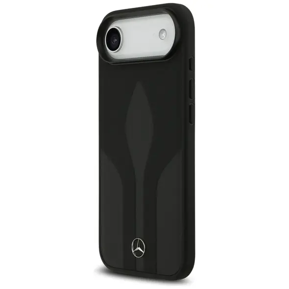 Case Mercedes Leather The Move MagSafe for iPhone 17 Air black