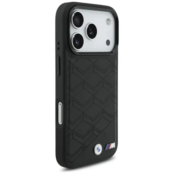 Etui BMW M Shape Logo MagSafe do iPhone   17 Pro czarny