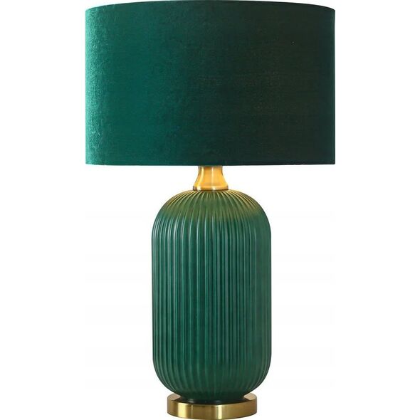Lampa stołowa Light Prestige Light Prestige Tamiza LP-1515/1T BIG GREEN lampa stołowa lampka 1x40W E27 zielona/złota