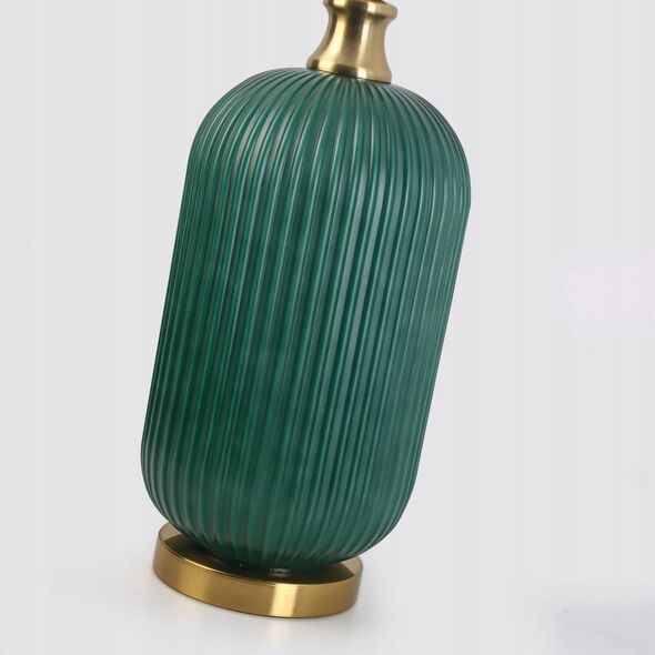 Lampa stołowa Light Prestige Light Prestige Tamiza LP-1515/1T BIG GREEN lampa stołowa lampka 1x40W E27 zielona/złota