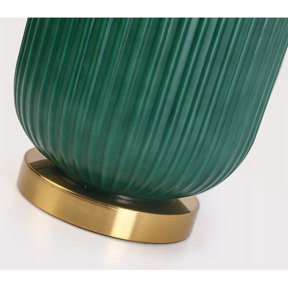 Lampa stołowa Light Prestige Light Prestige Tamiza LP-1515/1T BIG GREEN lampa stołowa lampka 1x40W E27 zielona/złota