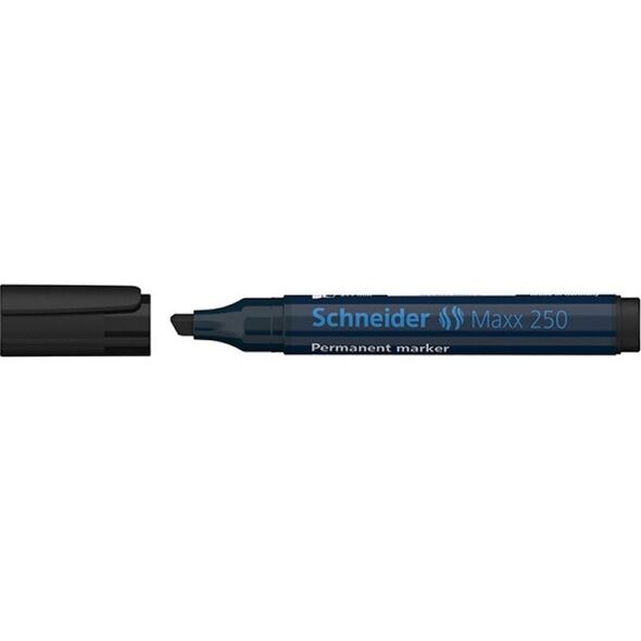 Schneider Marker permanentny Maxx 250, ścięty, 2-7mm, czarny