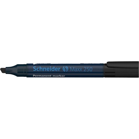 Schneider Marker permanentny Maxx 250, ścięty, 2-7mm, czarny
