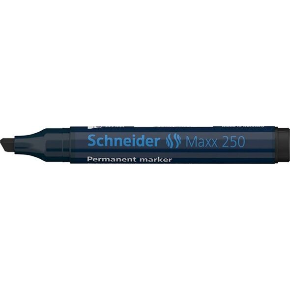 Schneider Marker permanentny Maxx 250, ścięty, 2-7mm, czarny