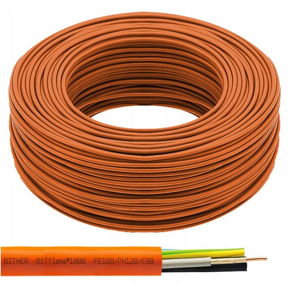 BiTflame 1000 FE180/PH120/E90 3x1,5mm Ognioodporny kabel zasilający BITNER