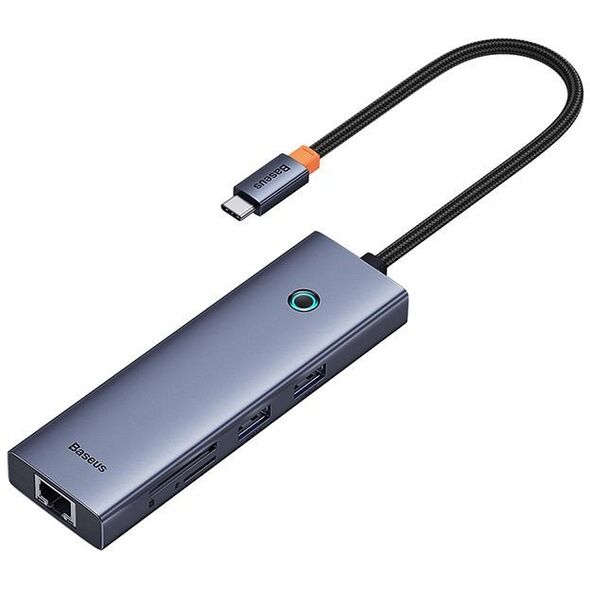 HUB USB Baseus Hub 7w1 Baseus UltraJoy 7-Port ( USB-C do 1xHDMI4K@30Hz + 2xUSB 3.0 + 1xPD +RJ45 + SD/TF3.0)