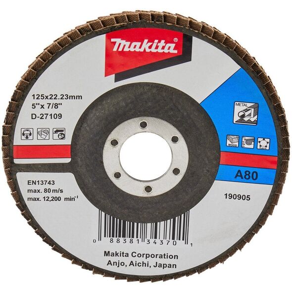 Makita D-27109 περιστροφικό εργαλείο λείανσης / αναλώσιμο υλικό Μέταλλο, Πλαστικό, Ξύλο Τροχός λείανσης