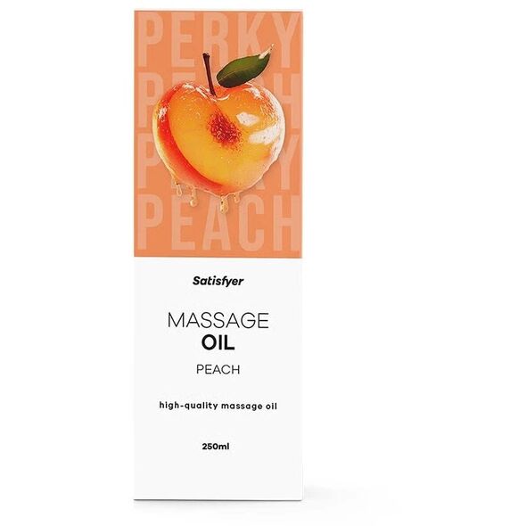 SATISFYER_High-Quality Massage Oil olejek do masażu Peach 250ml