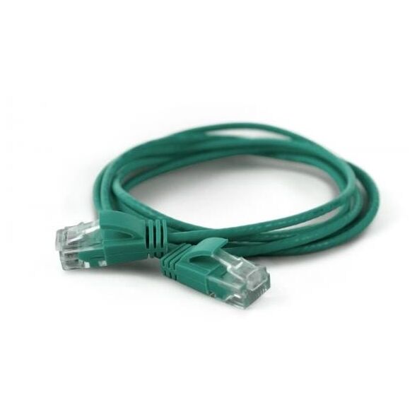 Wantec Wantec Patchkabel UTP CAT6a d=2,8mm 1,00m grün (7327) - 403084