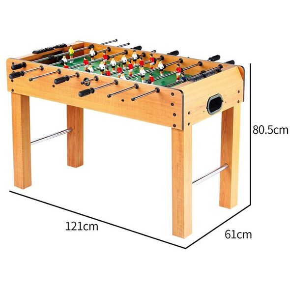 Medinis žaidimų stalas Stalo futbolas, 121 x 61 x 80.5 cm