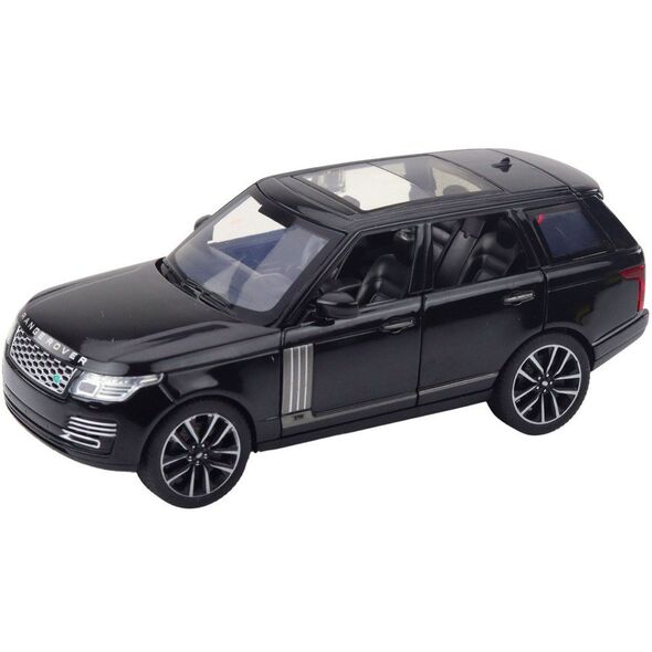 Auto Range Samochód Range Rover Czarny Efekty Dżwiękowe Czarny LEAN Toys