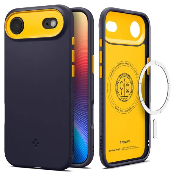 Etui Spigen Nano Pop Mag MagSafe do Apple iPhone 17 Air Blueberry Navy