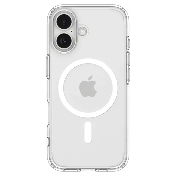 Etui Spigen Ultra Hybrid Mag MagSafe do Apple iPhone 17 Clear/white