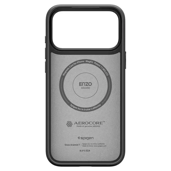 Etui Spigen Enzo Aramid T Mag MagSafe do Apple iPhone 17 Pro Max Black