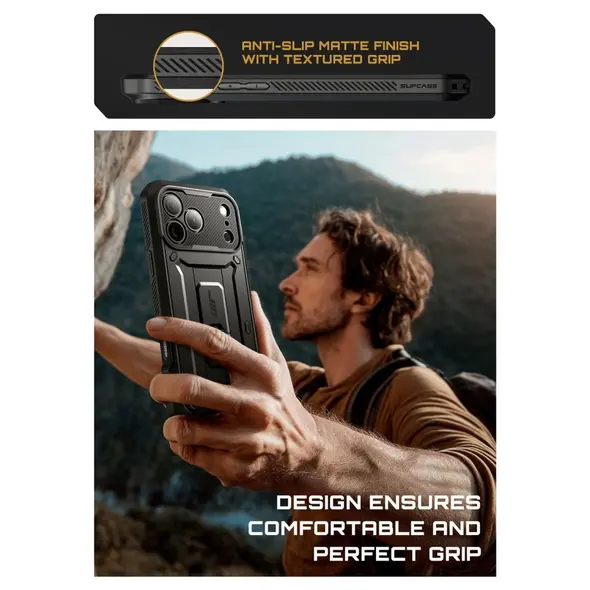 Etui Supcase Unicorn Beetle Pro do Apple iPhone 17 Pro Black