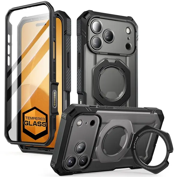 Etui Supcase Unicorn Beetle Grip Pro Mag MagSafe do Apple iPhone 17 Pro Black