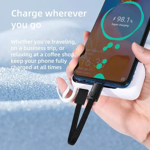 Kabel Tech-Protect Ultraboost DNA Keychain USB-C / USB-C Cable PD 60W / 3A Iron Grey