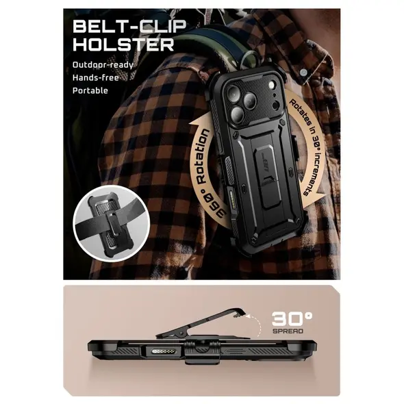 Etui Supcase Unicorn Beetle Pro do Apple iPhone 17 Pro Black