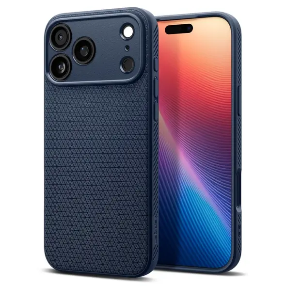 Etui Spigen Liquid Air do Apple iPhone 17 Pro Navy Blue