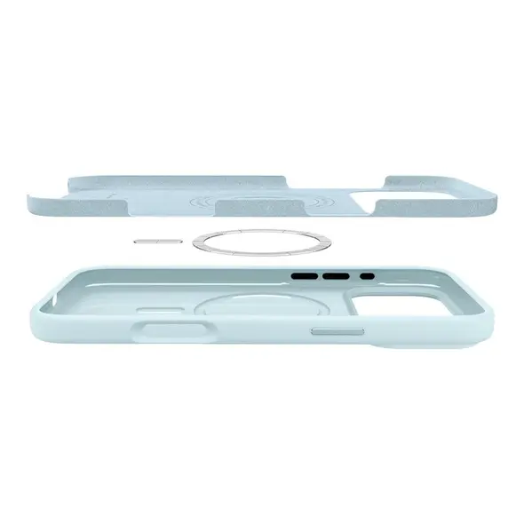 Etui Spigen Silicone Fit Mag MagSafe do Apple iPhone 17 Pro Max Mute Blue