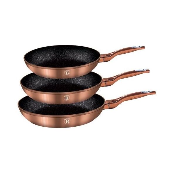 Patelnia Berlinger Haus zestaw Metallic 20 24 28cm 3szt.