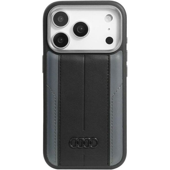 Case Audi A6 Synthetic Leather MagSafe for iPhone 17 Pro black