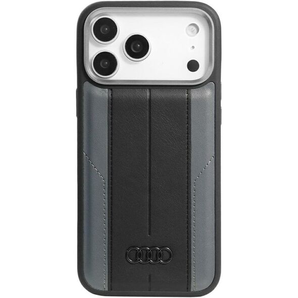 Case Audi A6 Synthetic Leather MagSafe for iPhone 17 Pro Max black