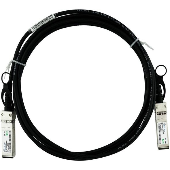 BlueOptics R9D20A-BL kabel InfiniBand / światłowodowy 3 m SFP+ Czarny, Srebrny