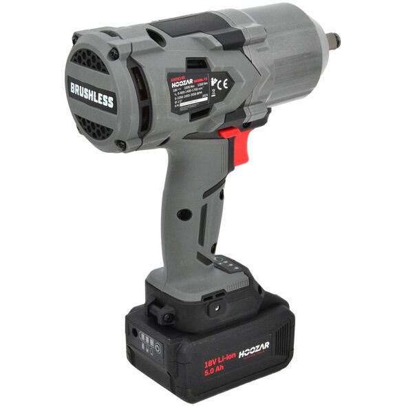 HOOZAR KLUCZ UDAROWY 1/2" 18V 2x5.0Ah 1000Nm IW30BL-T2