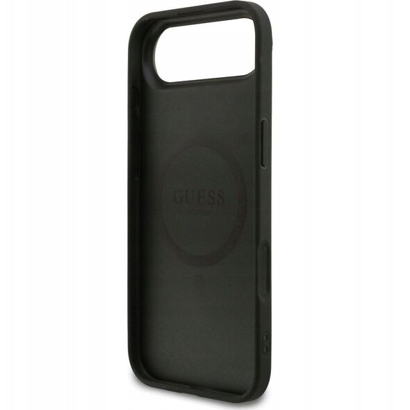 GUESS futerał do IPHONE 17 kompatybilny z MagSafe GUHMP17SG4GFRK (PU 4G Ring Classic Logo) czarny