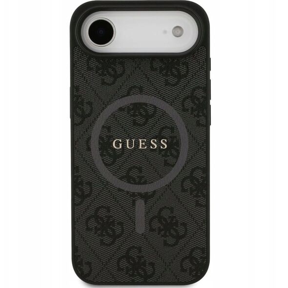 GUESS futerał do IPHONE 17 kompatybilny z MagSafe GUHMP17SG4GFRK (PU 4G Ring Classic Logo) czarny