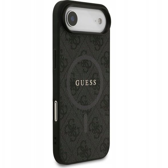 GUESS futerał do IPHONE 17 kompatybilny z MagSafe GUHMP17SG4GFRK (PU 4G Ring Classic Logo) czarny