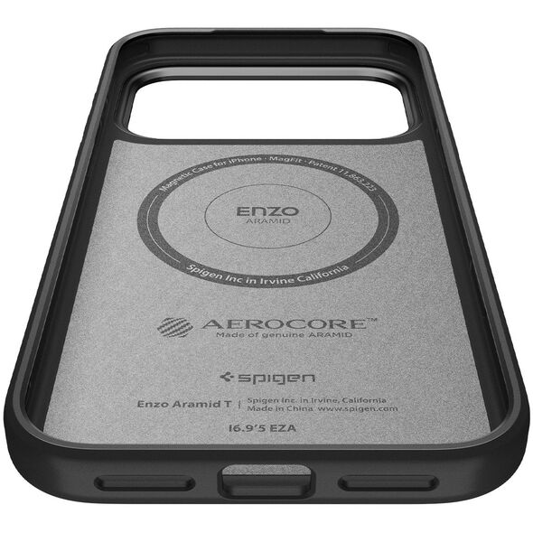 Etui Spigen Enzo Aramid T Mag MagSafe do Apple iPhone 17 Pro Max Black