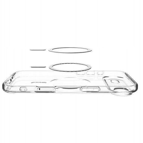 Etui Spigen Ultra Hybrid Mag MagSafe do Apple iPhone 17 Air Clear/white