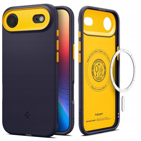 Etui Spigen Nano Pop Mag MagSafe do Apple iPhone 17 Air Blueberry Navy