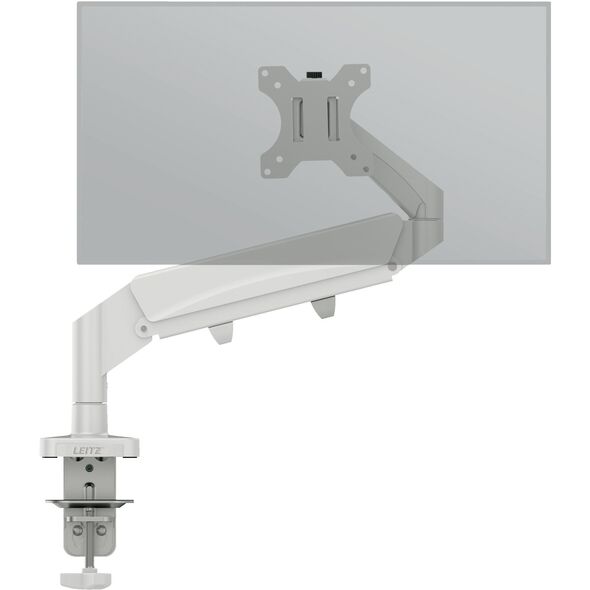 Leitz Ergo pladsbesparende single monitor arm Grå