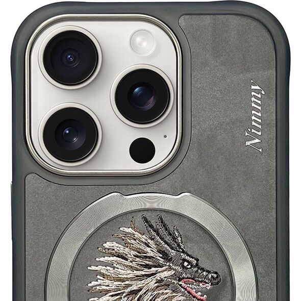 Etui Nimmy Dragon do iPhone 16 Pro szary standard