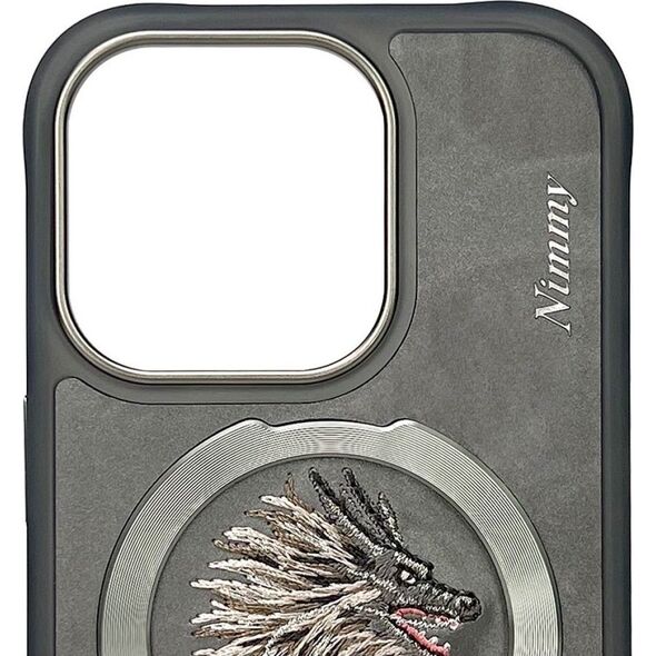 Etui Nimmy Dragon do iPhone 16 Pro szary standard