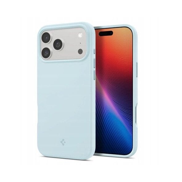 Etui Spigen Silicone Fit Mag MagSafe do Apple iPhone 17 Pro Max Mute Blue