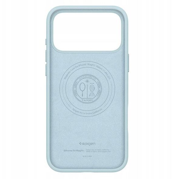 Etui Spigen Silicone Fit Mag MagSafe do Apple iPhone 17 Pro Max Mute Blue