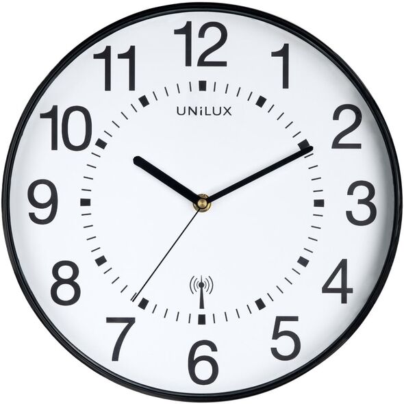 Unilux unilux Wanduhr MAXI WAVE Ø 37.5 cm schwarz